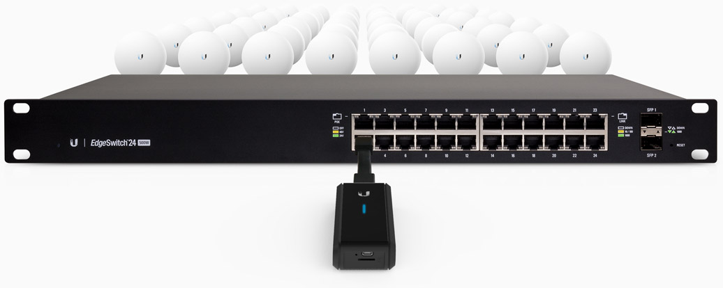 Plug and Play installation with Any Switch or Router