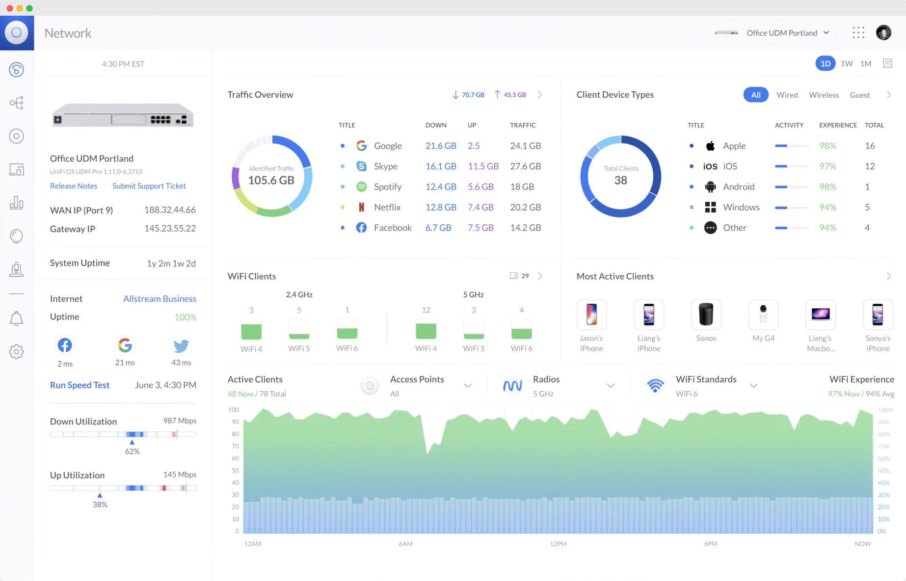 UniFi OS Interface