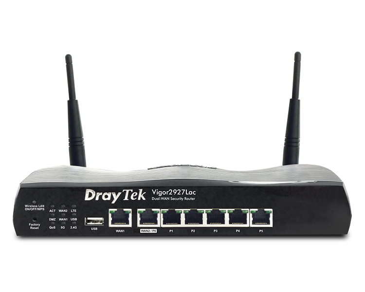 Draytek Vigor 2927Lac Dual-WAN Firewall VPN Router and 4G/LTE modem