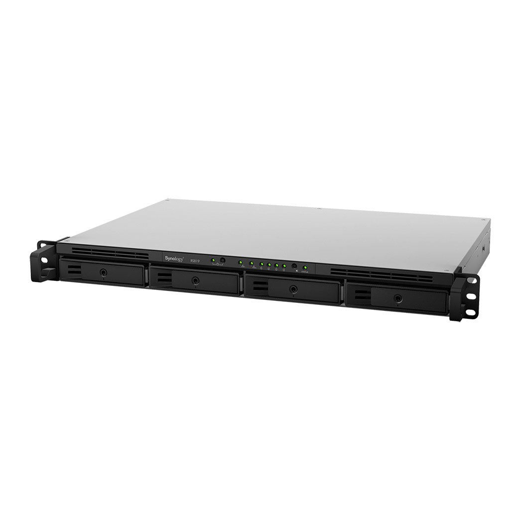 Synology RackStation RS819 4 Bay 1U Rackmount NAS Enclosure (RS819)