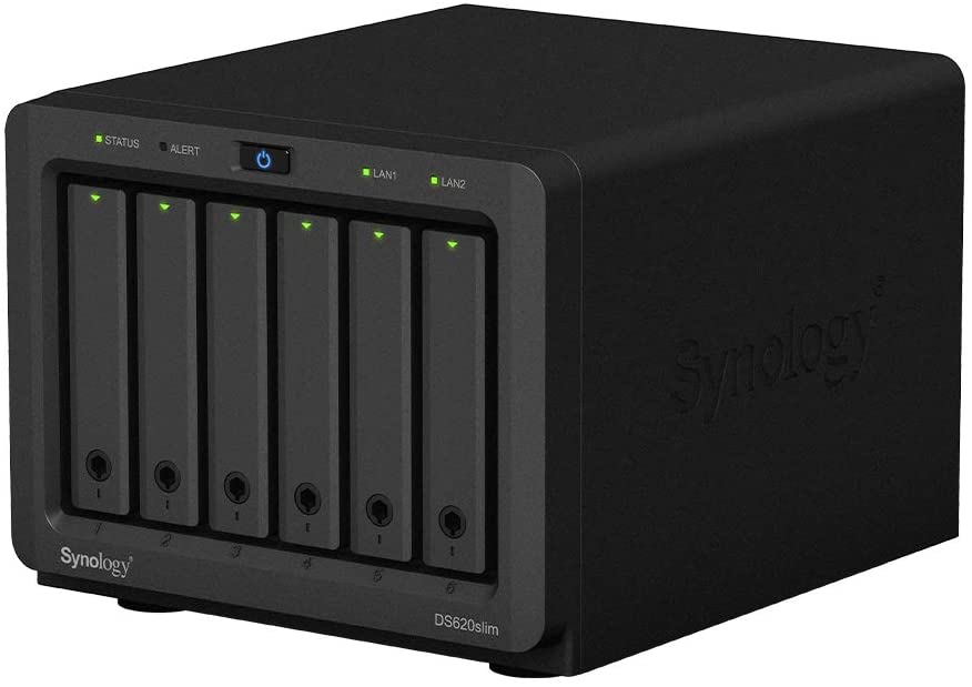 Synology DiskStation DS620SLIM 6 Bay Desktop NAS (DS620SLIM)