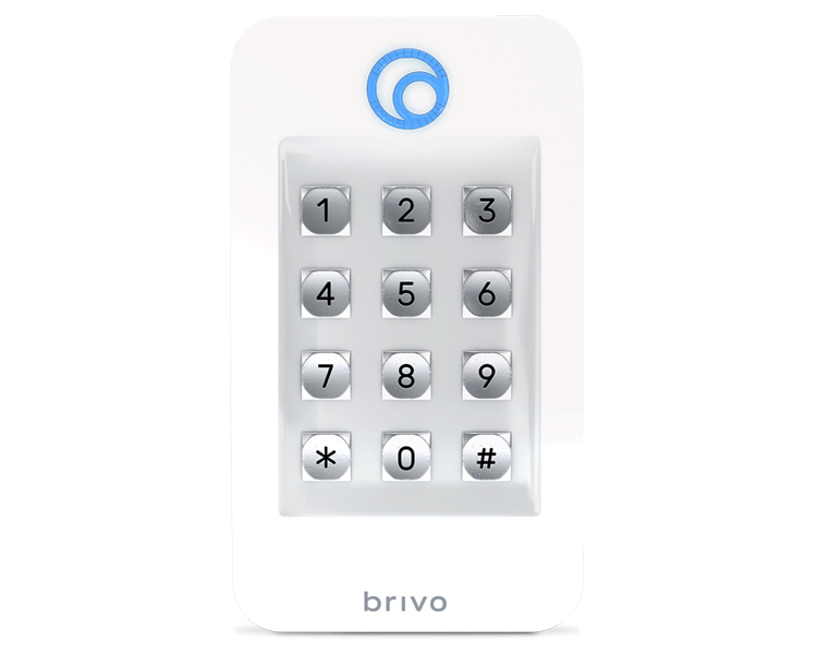 Brivo ACS100 Reader/Controller Keypad White