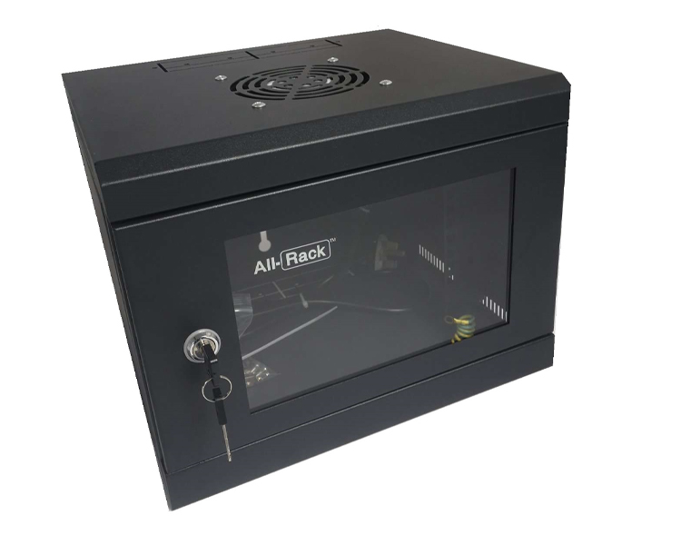 Allrack 4U 300mm Deep 10″ Wall Mount Soho Cabinet (CAB4SOHO)