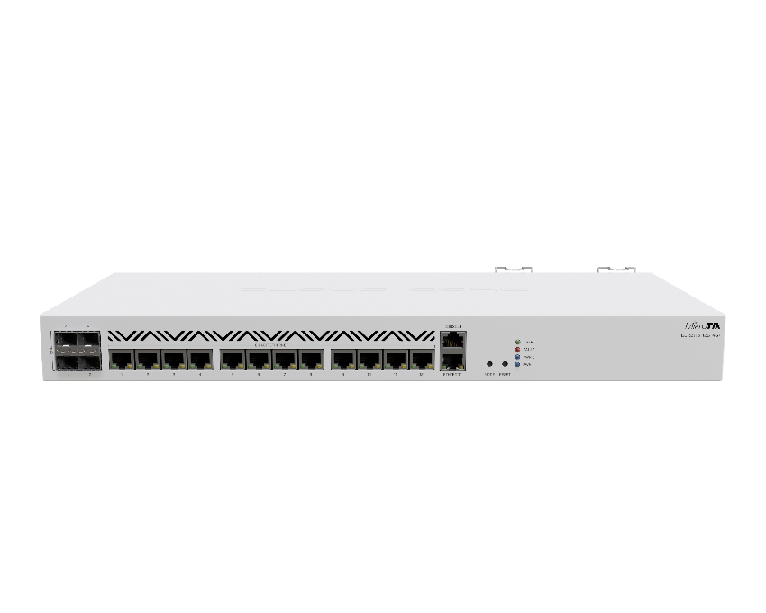 MikroTik Cloud Core Router CCR2116-12G-4S+: 16-core 2GHz CPU, 16GB RAM, 4xSFP+