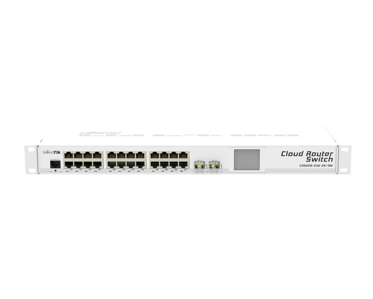 MikroTik RouterBOARD Cloud Router Switch 226-24G-2S+RM Rackmount