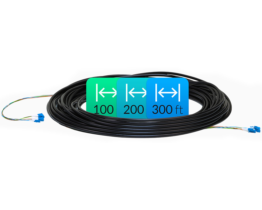 Ubiquiti Single-Mode LC FiberCable 300ft (FC-SM-300)