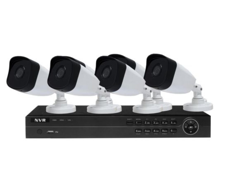Hiwatch by Hikvision CCTV system - 8 Channel 4MP NVR with 6 x 4MP Cameras & 2TB HDD