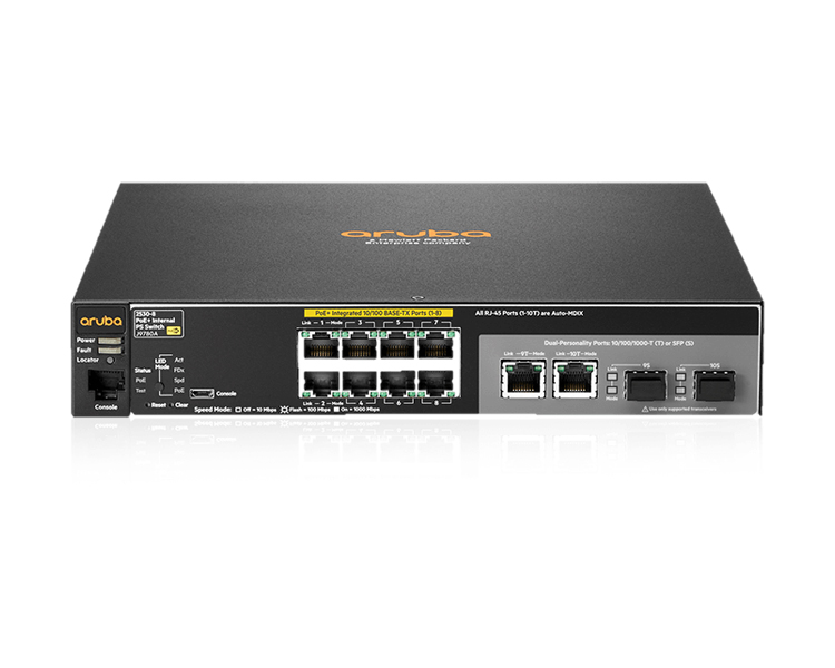 Aruba 2530-8-PoE+ Switch (J9780A)