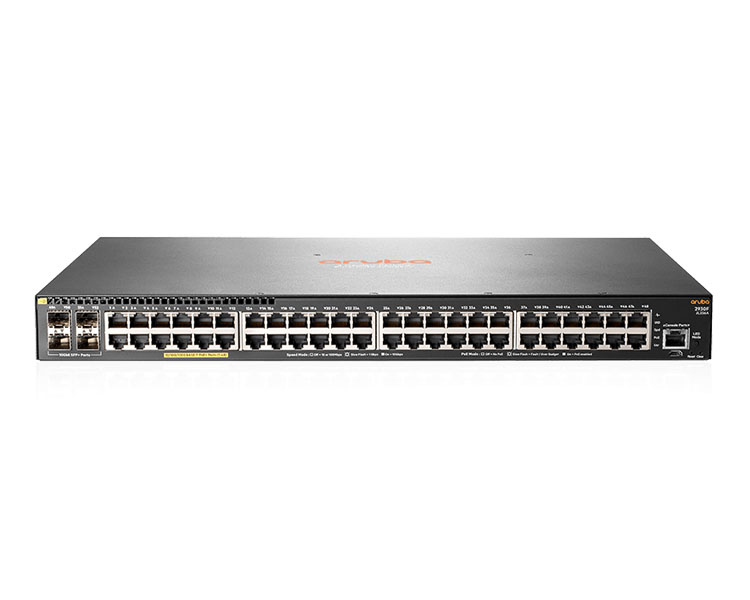 Aruba 2930F 48G PoE+ 4SFP+ Switch (JL256A)