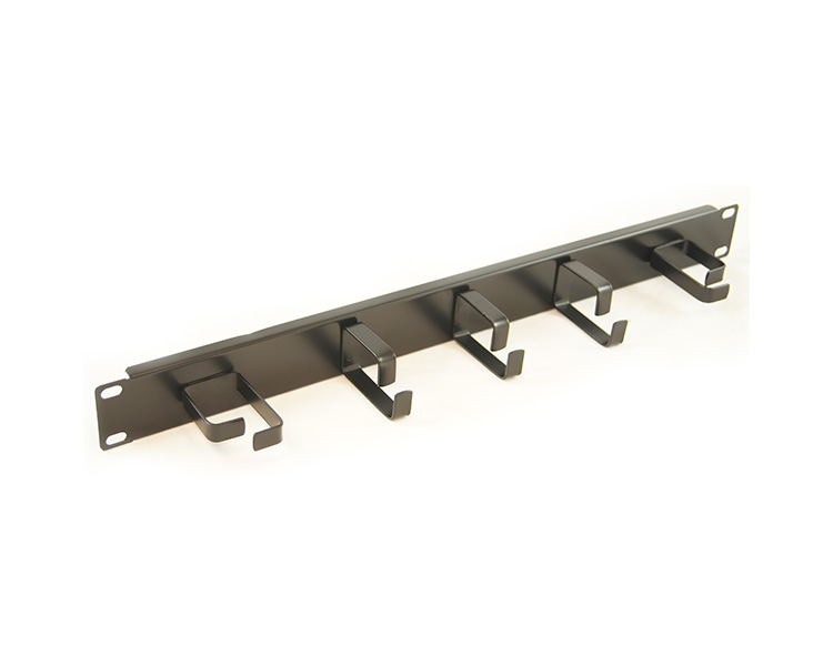 Allrack 1U Cable Tidy or Cable Management Bar 3 Vertical & 2 Horizontal Rings (MANBAR1U3V2H)