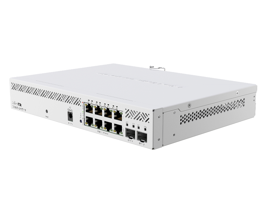 MikroTik Cloud Smart 610-8P-2S+IN: 8 Gigabit PoE Ports, 2 SFP+