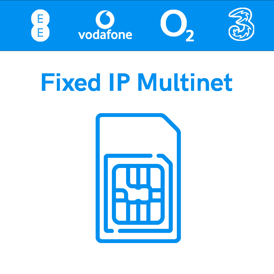Fixed IP 4NET Multinet Sim 12 Months (Multinet-4N-FIXED-5GB-12M-Kit)