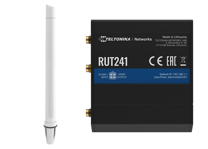 Poynting Omni Directional Marine & Coastal 410-2700MHZ Antenna with Teltonika RUT241 4G Router (RUT241-OMNI402-KIT)