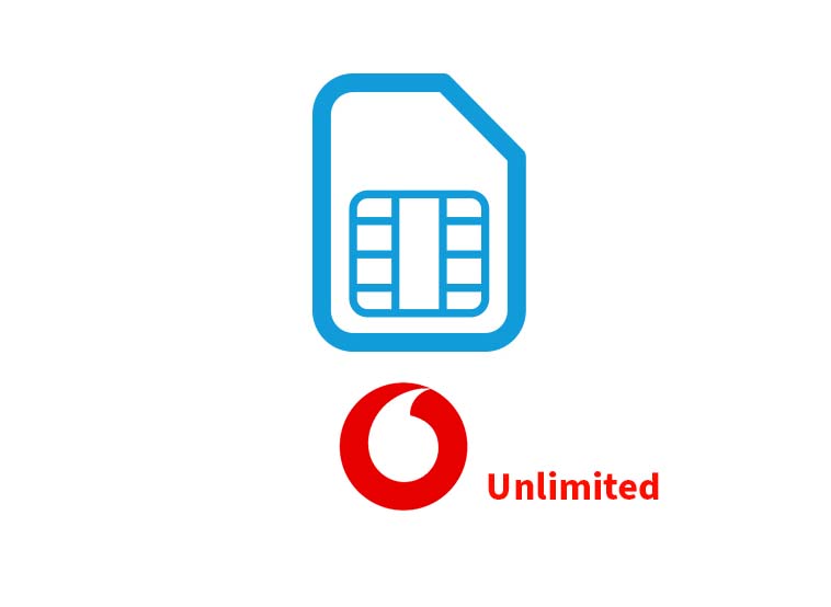 Non-Fixed IP UK 4G/5G Data-Only SIMs - Vodafone MBB Unlimited Data 12 Month