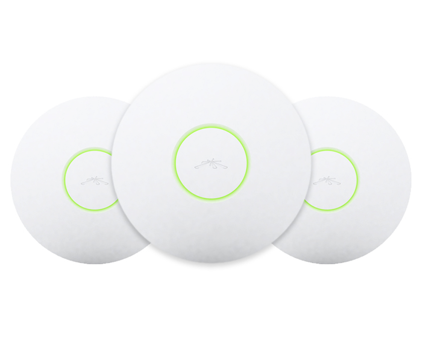 Ubiquiti UniFi UAP Long Range Indoor Scalable WiFi Access Point - 3 Pack