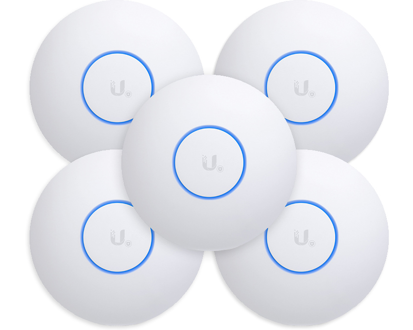 Ubiquiti UniFi nanoHD Access Point - 4x4 MU-MIMO 802.11ac Wave 2 (UAP-NanoHD-5) 5 Pack