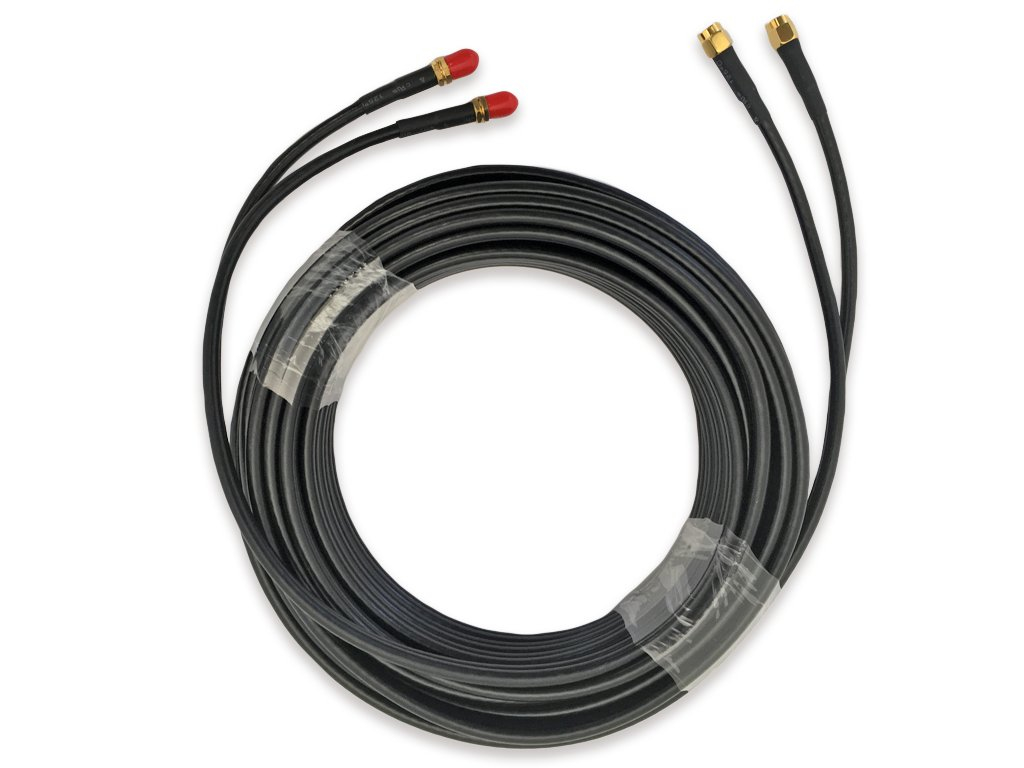 Poynting CAB-109 10m Twin HDF-195 Low Loss Cable SMA(m) to SMA(f) (CAB-109)