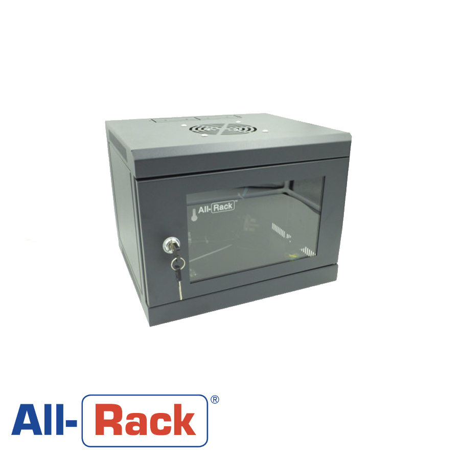 Allrack 4U 300mm Deep 10″ Wall Mounted Soho Cabinet (CAB4SOHO)