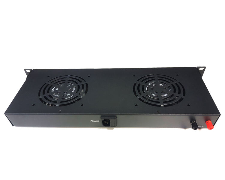 Allrack Thermostatic Digital 2 Way Rack Mount Fan Tray (FANRK2T)