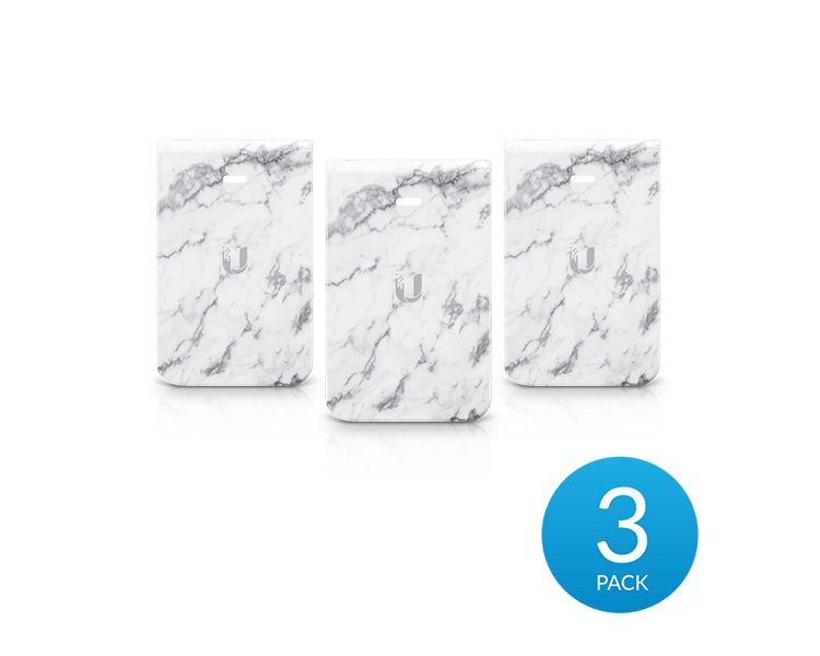 Ubiquiti UniFi Cover for UniFi In-Wall HD Access Point, 3-Pack, Marble (IW-HD-MB-3)