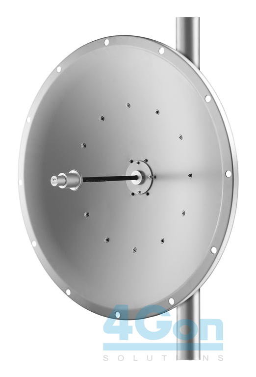 Radwin Dish Antenna, 2ft, Dual Polarization, Gain 28dBi, 4.90-6.06 GHz Bands (RW-9721-5158)