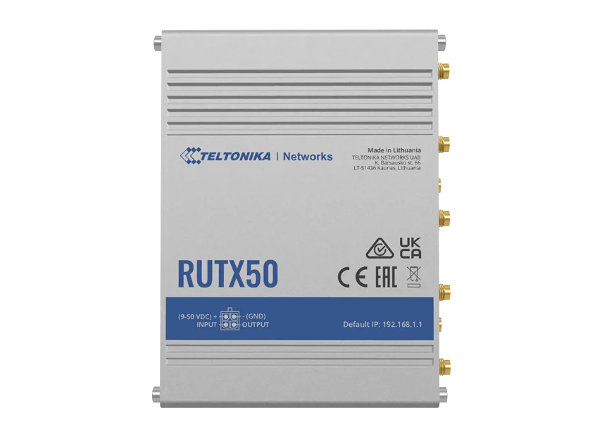 Teltonika RUTX50 Industrial 5G Router (RUTX50)