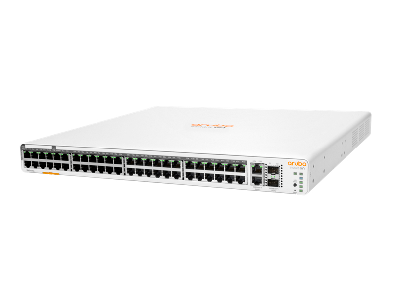 Aruba Instant On 1960 48G 40p Class4 8p Class6 PoE 2XGT 2SFP+ 600W Switch (JL809A)