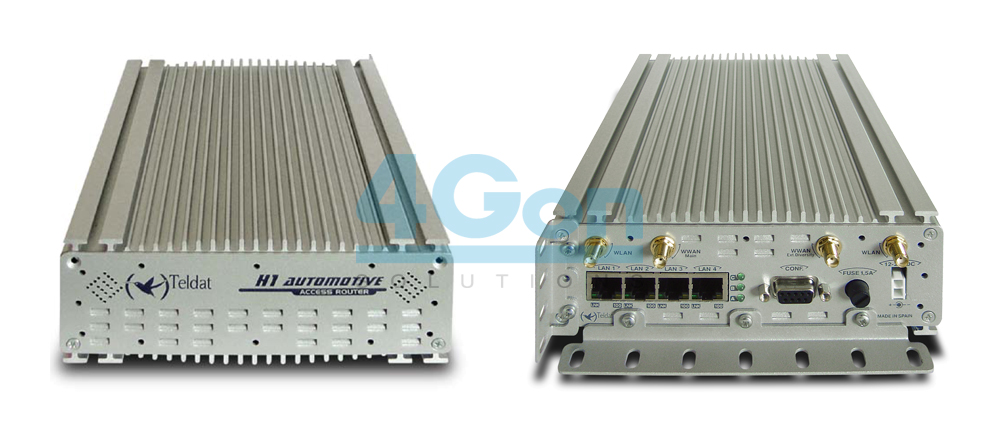 Teldat H1-Automotive IP Router, 1 HSPA/UMTS/EDGE/GPRS Dual Sim 3G @ 2100MHz