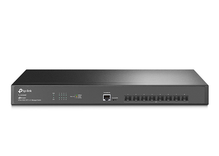 TP-Link JetStream 8 Port 10GE SFP+ L2+ Managed Network Switch (TL-SX3008F)
