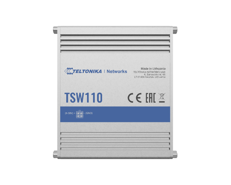 Teltonika TSW110 Unmanaged Layer 2 Switch