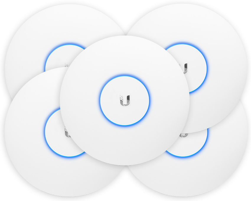 Ubiquiti UniFi AP AC Pro 5-Pack Indoor / Outdoor Access Point (UAP-AC-PRO-5)