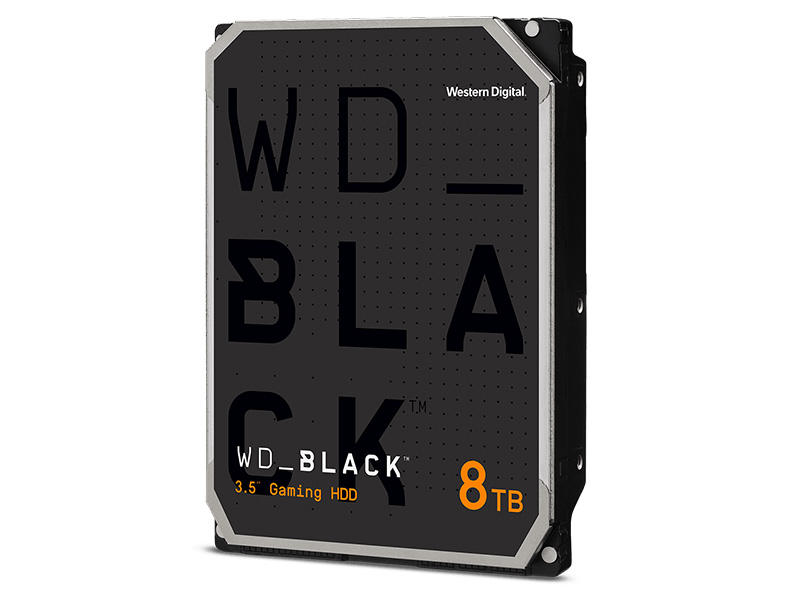 Western Digital WD Black 8TB Gaming 3.5" SATA HDD/Hard Drive 7200rpm (WD8001FZBX)