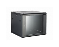 All Rack 6U 450MM Deep Wall Mount Cabinet Black (CAB6WB450BLK)