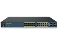 EnGenius 24-Port Managed Gigabit 410W PoE+ Network Switch (EWS1200-28TFP)