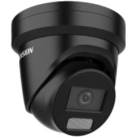 HikVision4 MP Smart Hybrid Light with ColorVu Fixed Turret Network Camera Black (DS-2CD2347G2H-LIU-B)