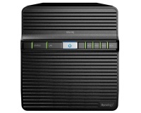 Synology DiskStation 4 Bay NAS server, 64-bit dual-core 1.4 GHz processor and 1GB RAM (DS418J)