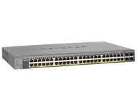 Netgear ProSafe GS752TP, 48 x 10/100/1000 Mbps, PoE, 1000base-T, 4 x SFP