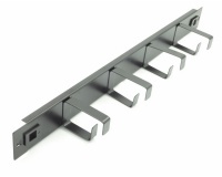 All-Rack 1U 4 Ring Tool Less Cable Management Bar (MANBAR1U4RTL)