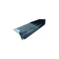 Allrack Black 2U 400mm Cantilever Shelf (SHELF2U400BLK)