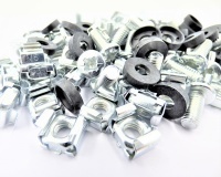 Allrack Silver Cage Nuts Pack of 50 ( CAGENUTS50)