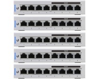 Ubiquiti UniFi Switch 8 Port - US-8-60W - 5 Pack (PoE on ports 5-8 only)